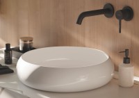 Смеситель для раковины Kludi Bozz 382453976 С ВНУТРЕННЕЙ ЧАСТЬЮ матовый черный