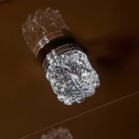 Мебель для ванной комнаты Armadi Art NeoArt 80 шоколад с ручками Crystal хром, с ножками