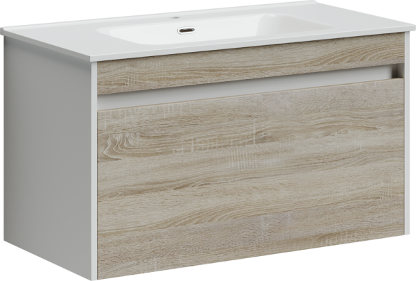 Тумба под раковину Sancos Smart 89 см дуб бардолино