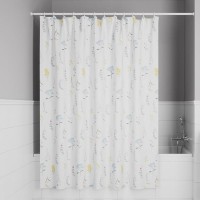 Штора для ванной IDDIS Base BF02P18i11 180х200, цветы