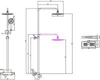 Душевая стойка Lemark Tropic LM7010C