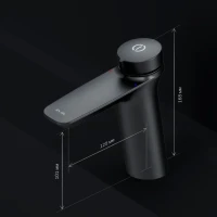 Смеситель для раковины AM.PM Inspire V2.0 F50A02522 черный Смеситель для раковины AM.PM Inspire V2.0 F50A02522 черный