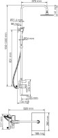 Душевая стойка Wasserkraft Aisch A15501