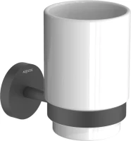Стакан AQUATEK Бетта AQ4604MB матовый черный Стакан AQUATEK Бетта AQ4604MB матовый черный