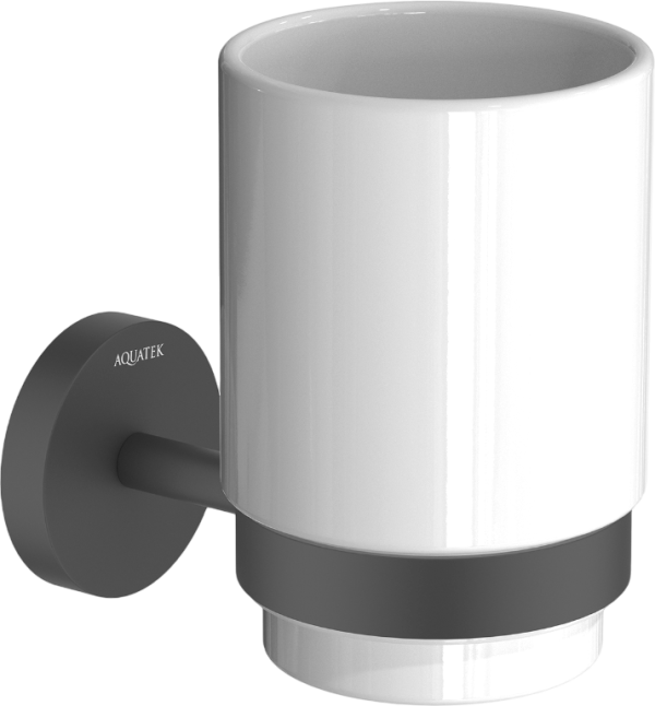 Стакан AQUATEK Бетта AQ4604MB матовый черный