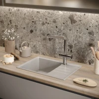 Мойка кухонная Domaci Палермо PR-600-003 серая Мойка кухонная Domaci Палермо PR-600-003 серая