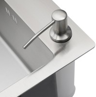 Комплект Мойка Melana ProfLine MLN-R6050H+дозатор сатин + Измельчитель Bone Crusher BC 910-AS