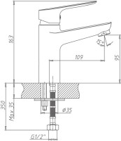 Смеситель для раковины Haiba HB10506