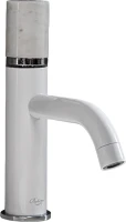 Смеситель для раковины Boheme Stick 121-W-MR-W белый, белый мрамор Смеситель для раковины Boheme Stick 121-W-MR-W белый, белый мрамор