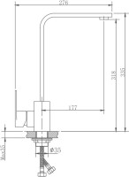 Смеситель для кухни Haiba HB807 HB70807