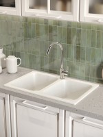 Мойка кухонная Domaci Болонья М-20-001 белая