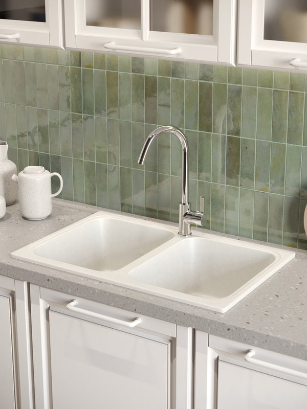 Мойка кухонная Domaci Болонья М-20-001 белая