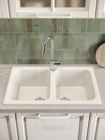 Мойка кухонная Domaci Болонья М-20-001 белая