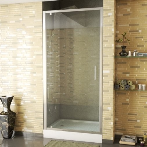 Душевая дверь в нишу Bravat Line BD100.4111A 100x200, распашная