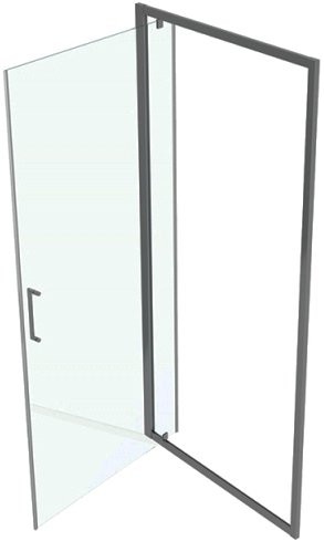 Душевая дверь в нишу Bravat Line BD100.4111A 100x200, распашная