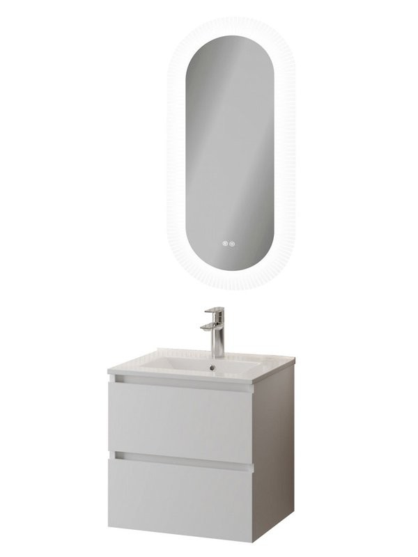 Мебель для ванной комнаты Teymi Laina 50 матовая белая