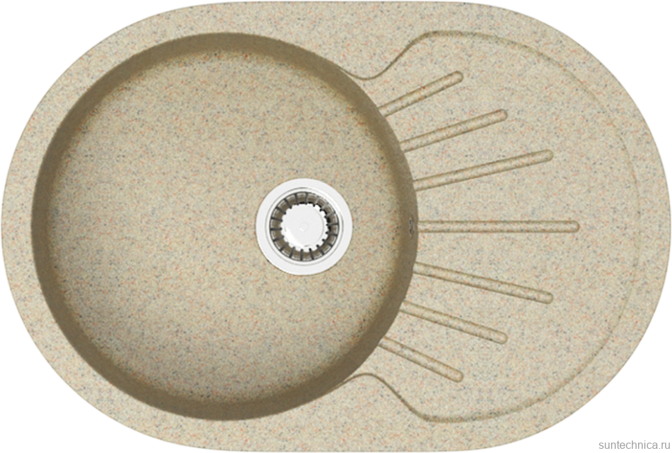 Мойка кухонная AZARIO Flora 00079915 песочная
