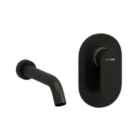 Смеситель для раковины Wasserkraft Elbe 7400 A74543 С ВНУТРЕННЕЙ ЧАСТЬЮ, черный