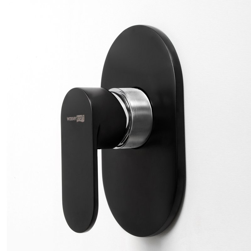 Смеситель для раковины Wasserkraft Elbe 7400 A74543 С ВНУТРЕННЕЙ ЧАСТЬЮ, черный