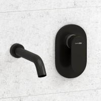 Смеситель для раковины Wasserkraft Elbe 7400 A74543 С ВНУТРЕННЕЙ ЧАСТЬЮ, черный