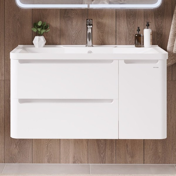 Тумба с раковиной Grossman Адель 100 подвесная