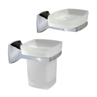 Набор Стакан Wasserkraft Wern K-2528 + Мыльница K-2529 Набор Стакан Wasserkraft Wern K-2528 + Мыльница K-2529