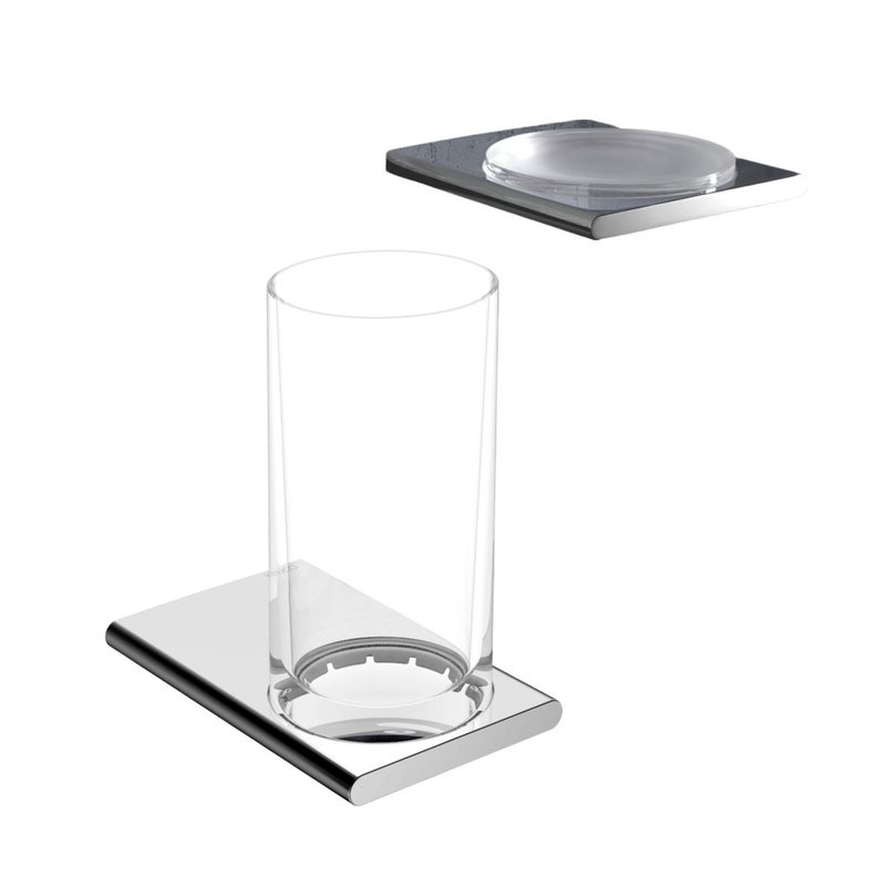 Набор Стакан Keuco Edition 400 11550019000 + Мыльница 11555019000