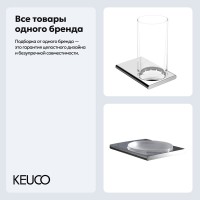 Набор Стакан Keuco Edition 400 11550019000 + Мыльница 11555019000