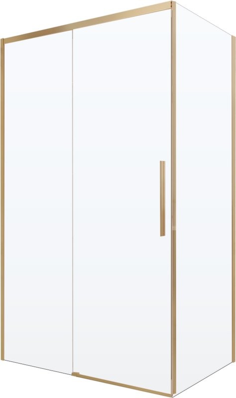 Душевой уголок Vincea Stella VSR-1ST9013CLG 130x90 см, профиль брашированное золото, стекло прозрачное
