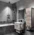 Мебель для ванной Sanflor Бруклин 60, бетон пайн экзотик