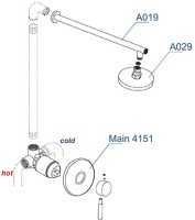 Душевой комплект Wasserkraft A12429