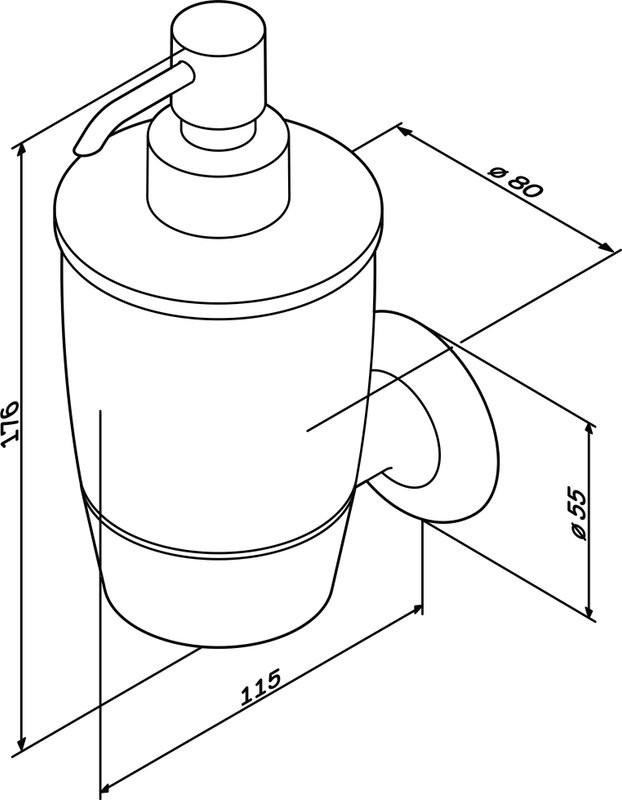 Набор Стакан AM.PM Like A8034300 + Дозатор A8036900