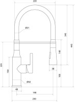Смеситель для кухни Славен Город Д СЛ-ОД-Д25
