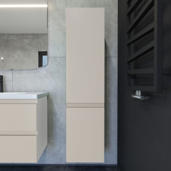 Шкаф-пенал для ванной Caprigo Forte 35 L беж лайт