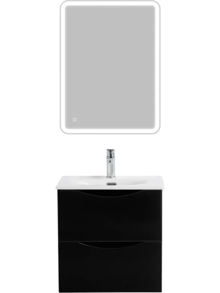 Мебель для ванной комнаты BelBagno Marino-cer-mini 60 подвесная, nero lucido