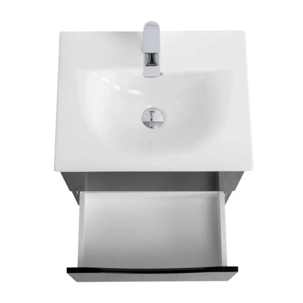 Мебель для ванной комнаты BelBagno Marino-cer-mini 60 подвесная, nero lucido