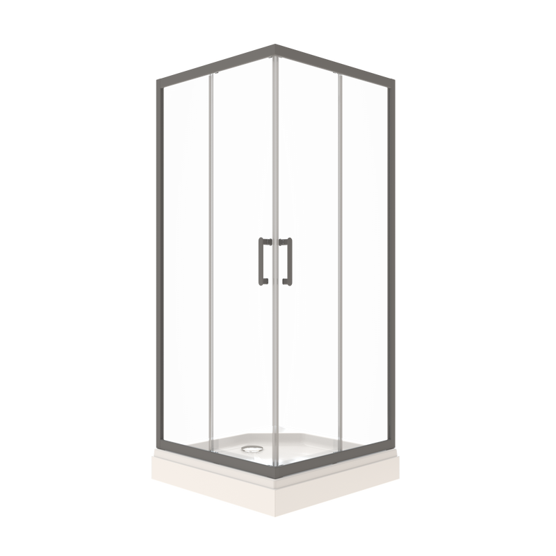 Душевой уголок Triton Фикс Графит Щ0000077404 100х100 см с поддоном