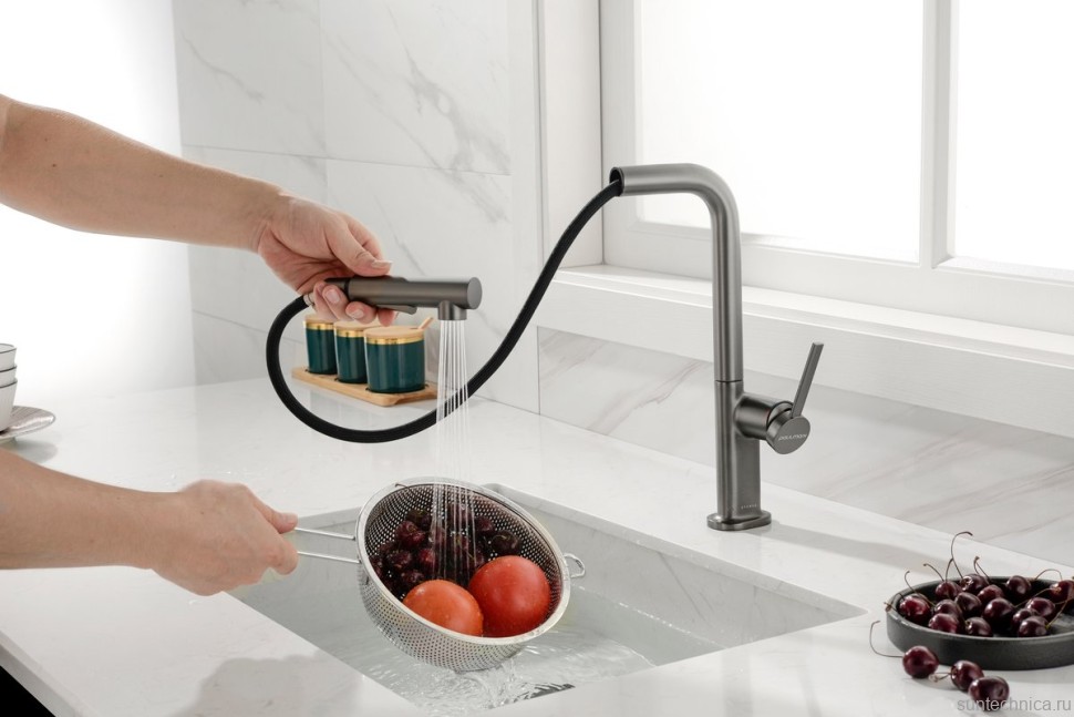 Смеситель для кухни Paulmark Neo Ne214419-B, беретта