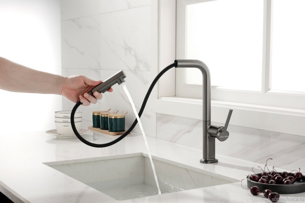 Смеситель для кухни Paulmark Neo Ne214419-B, беретта