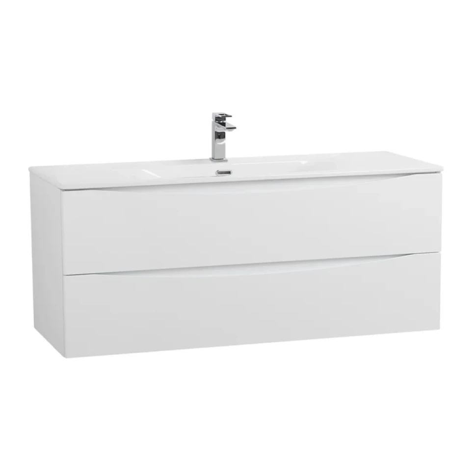 Мебель для ванной комнаты BelBagno Marino-cer-n 120 подвесна, bianco opaco