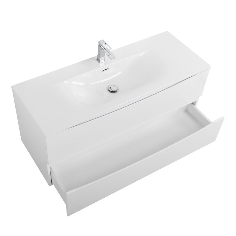 Мебель для ванной комнаты BelBagno Marino-cer-n 120 подвесна, bianco opaco