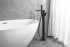 Напольный смеситель для ванны с душем Allen Brau Infinity 5.21009-31 С ВНУТРЕННЕЙ ЧАСТЬЮ, чёрный матовый