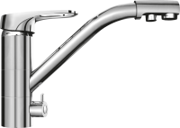 Комплект Мойка D&K DKS605004 сатин + Смеситель Lava SG05 CR chrome