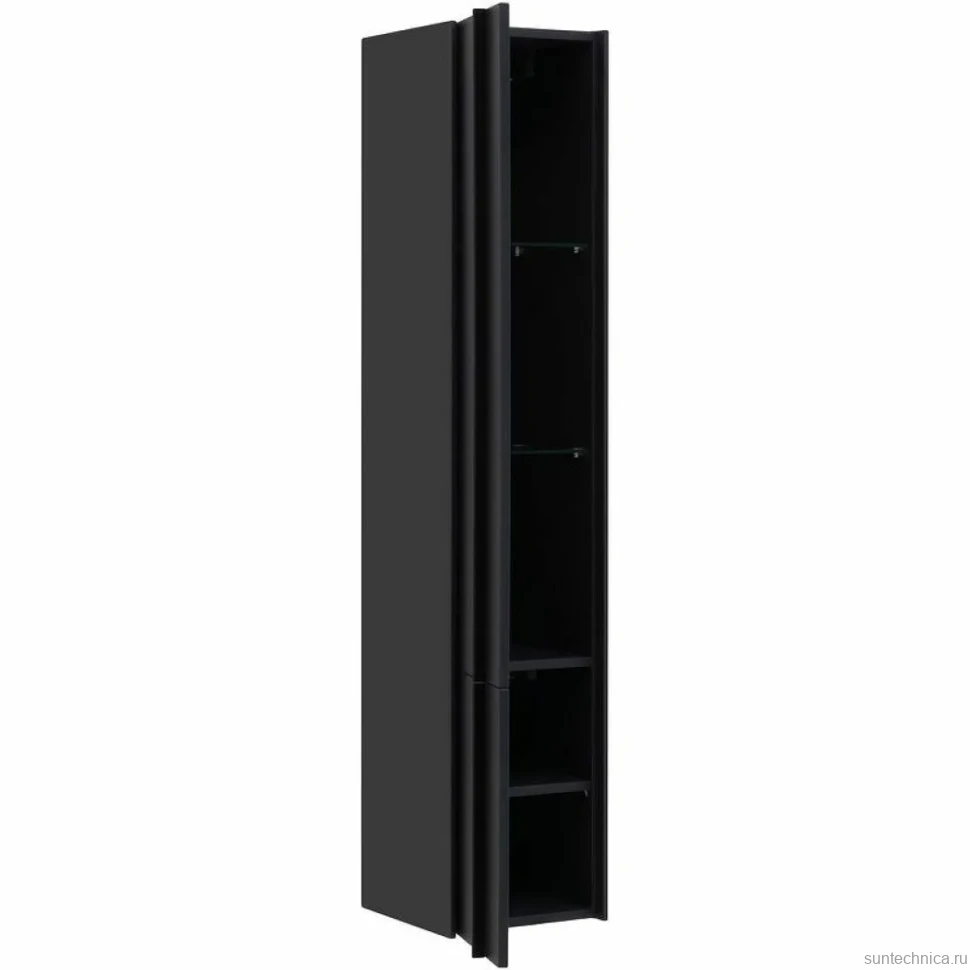 Шкаф пенал для ванной Allen Brau Reality 30 L антрацит матовый