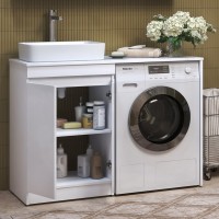 Тумба с раковиной Vigo Urban 60 напольная, 2 дверки, белая, раковина Urban 50