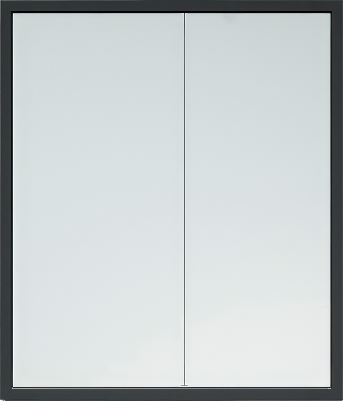 Зеркало-шкаф Corozo Айрон 60 черный, антик