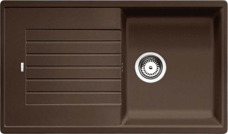 Комплект Мойка Blanco Zia 5S 520519 кофе + Смеситель Ambis-S 523119