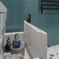 Мебель для ванной комнаты Vigo Urban 60 R 2 ящика, под стиральную машину, белая