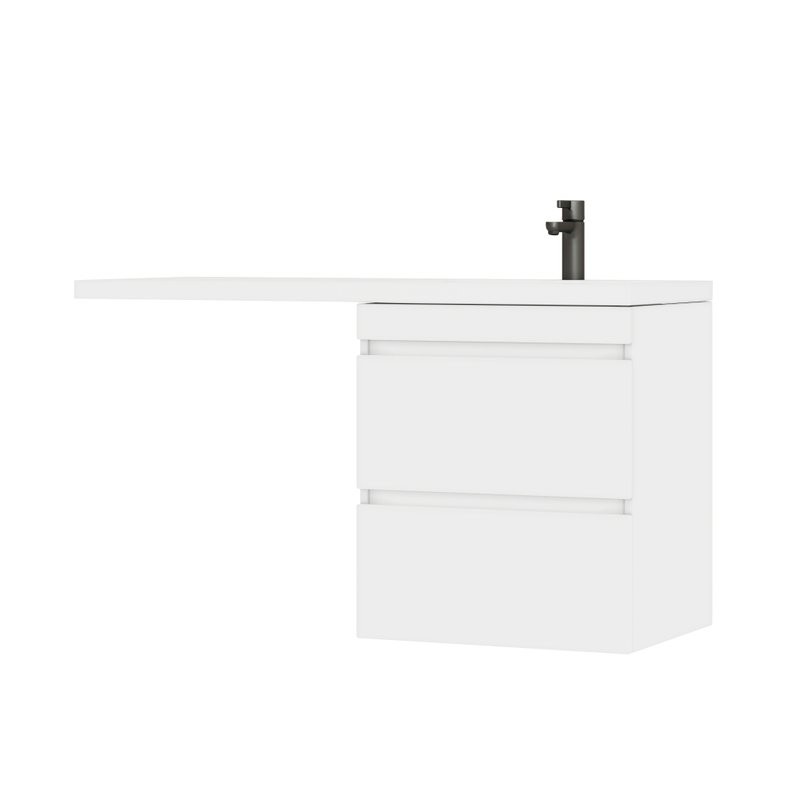 Мебель для ванной комнаты Vigo Urban 60 R 2 ящика, под стиральную машину, белая