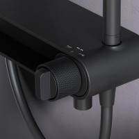 Душевая стойка AM.PM X-Joy F0785A722 черный матовый